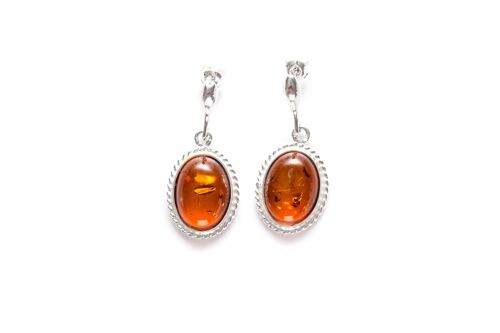 Amber Quintessence Dangle Earrings