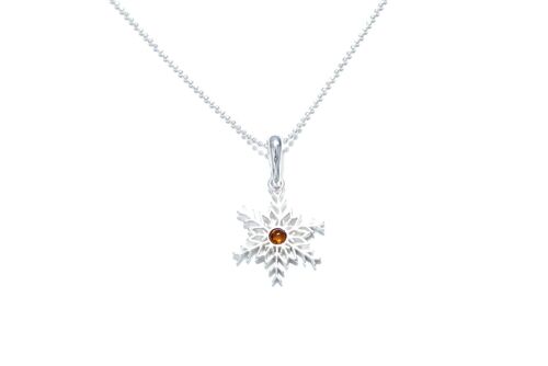 Snowflake Charm Pendant