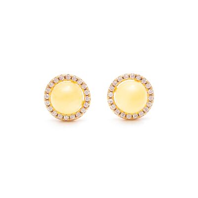 Boucles d'oreilles mini halo Solstice