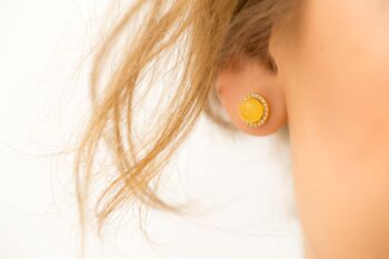 Boucles d'oreilles mini halo Solstice 5