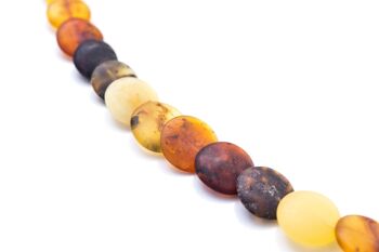 Collier d'ambre coloré - Collier de perles d'ambre rondes 4