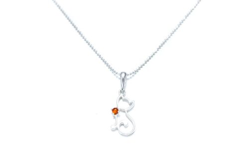 Dainty Cat Charm Necklace