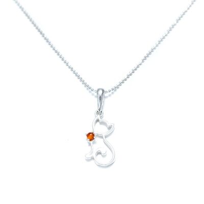 Dainty Cat Charm Necklace