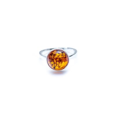 ESSENTIALS Amber Solitaire Ring