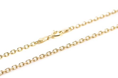 17.5" Gold Plated Anchor Chain