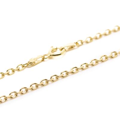 17.5" Gold Plated Anchor Chain