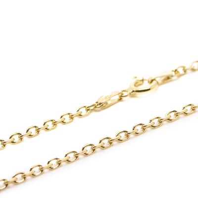 17.5" Gold Plated Anchor Chain
