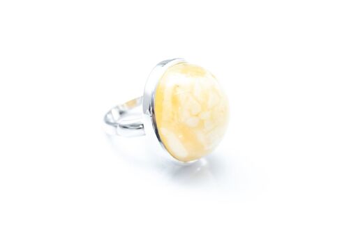 Oval Butterscotch Statement Ring