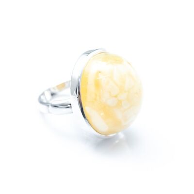 Oval Butterscotch Statement Ring