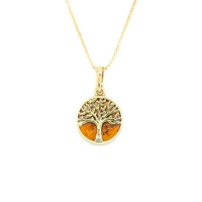 Mini Gold Plated Tree of Life Pendant