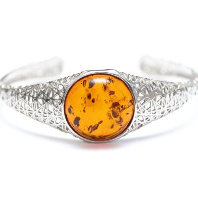 Handmade Modern Amber Arm Cuff