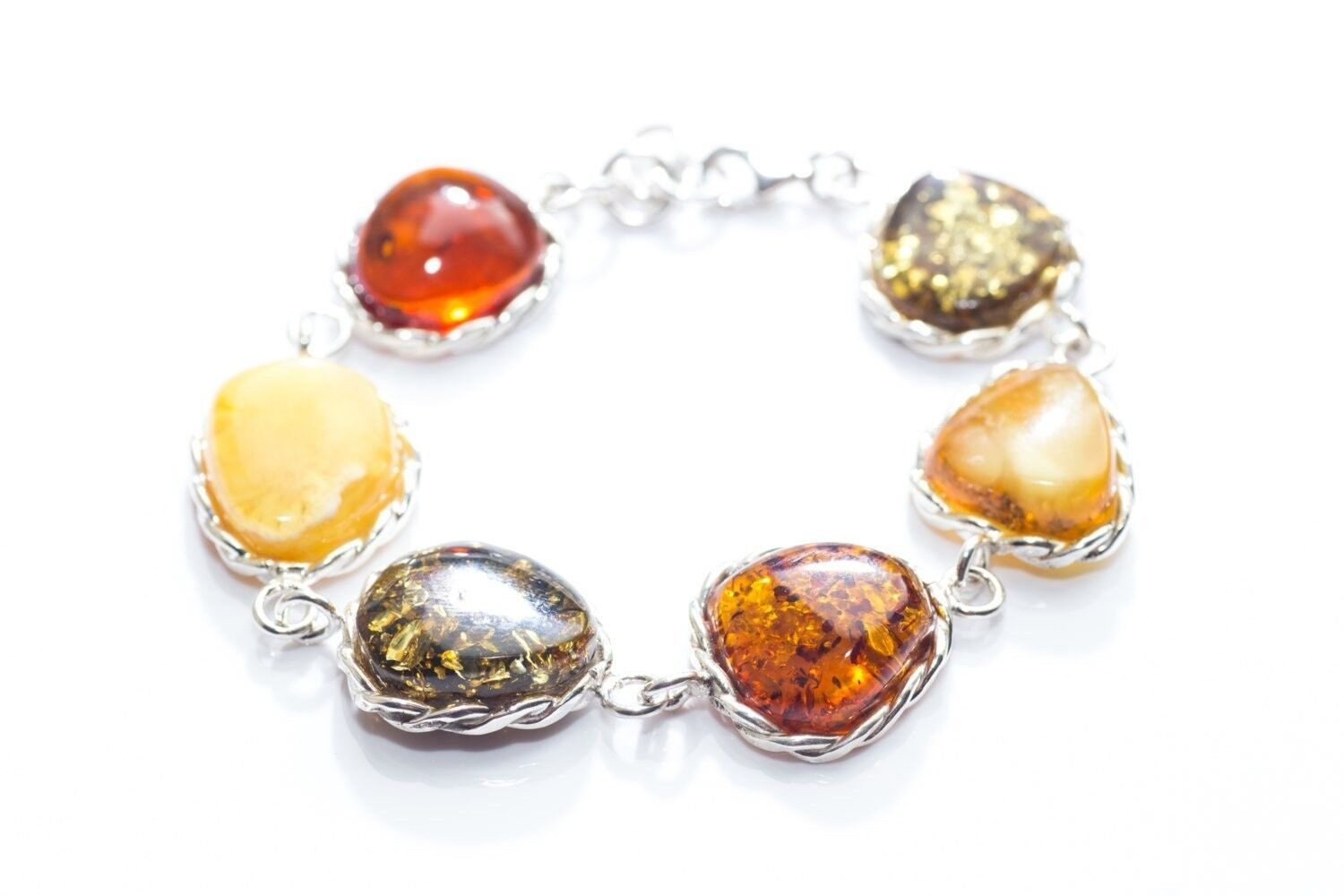 Braccialetto di pietra grande colorato