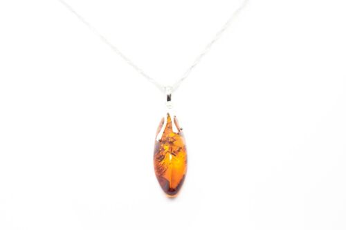Small Amber Droplet Pendant