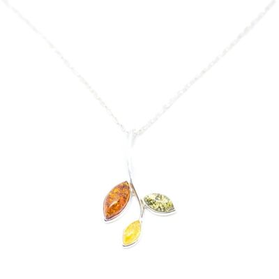 Little Multicolour Amber Pendant