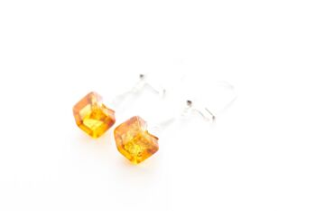 Boucles d'oreilles pendantes cubes 2