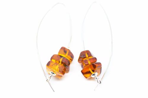 Rock Stack Threader Earrings