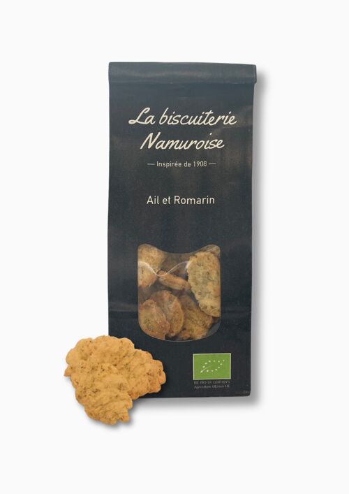 Biscuit - le salé ail & romarin - ORGANIC (in bag)