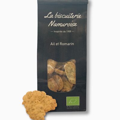 Biscuit - le salé ail & romarin - ORGANIC (in bag)