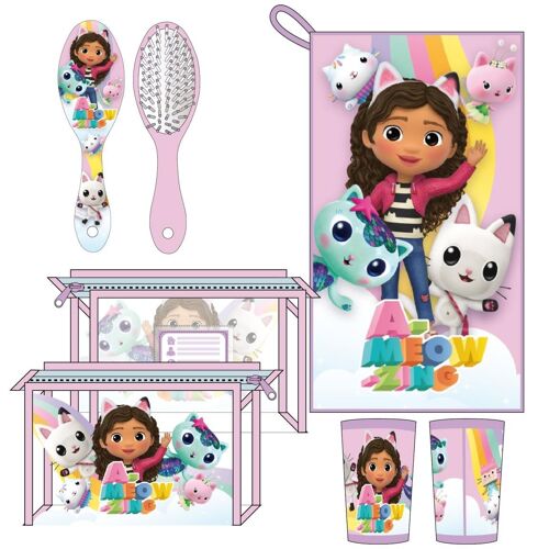 Neceser infantil de viaje - Con accesorios - Gabby's Dollhouse
