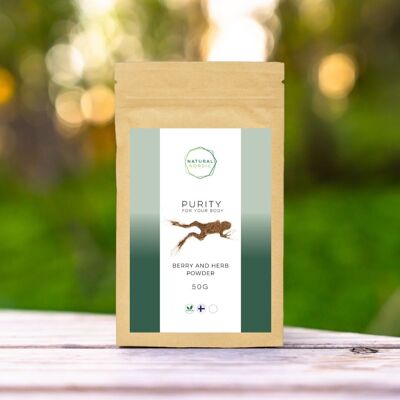 Poudre de baies et d'herbes Pureté