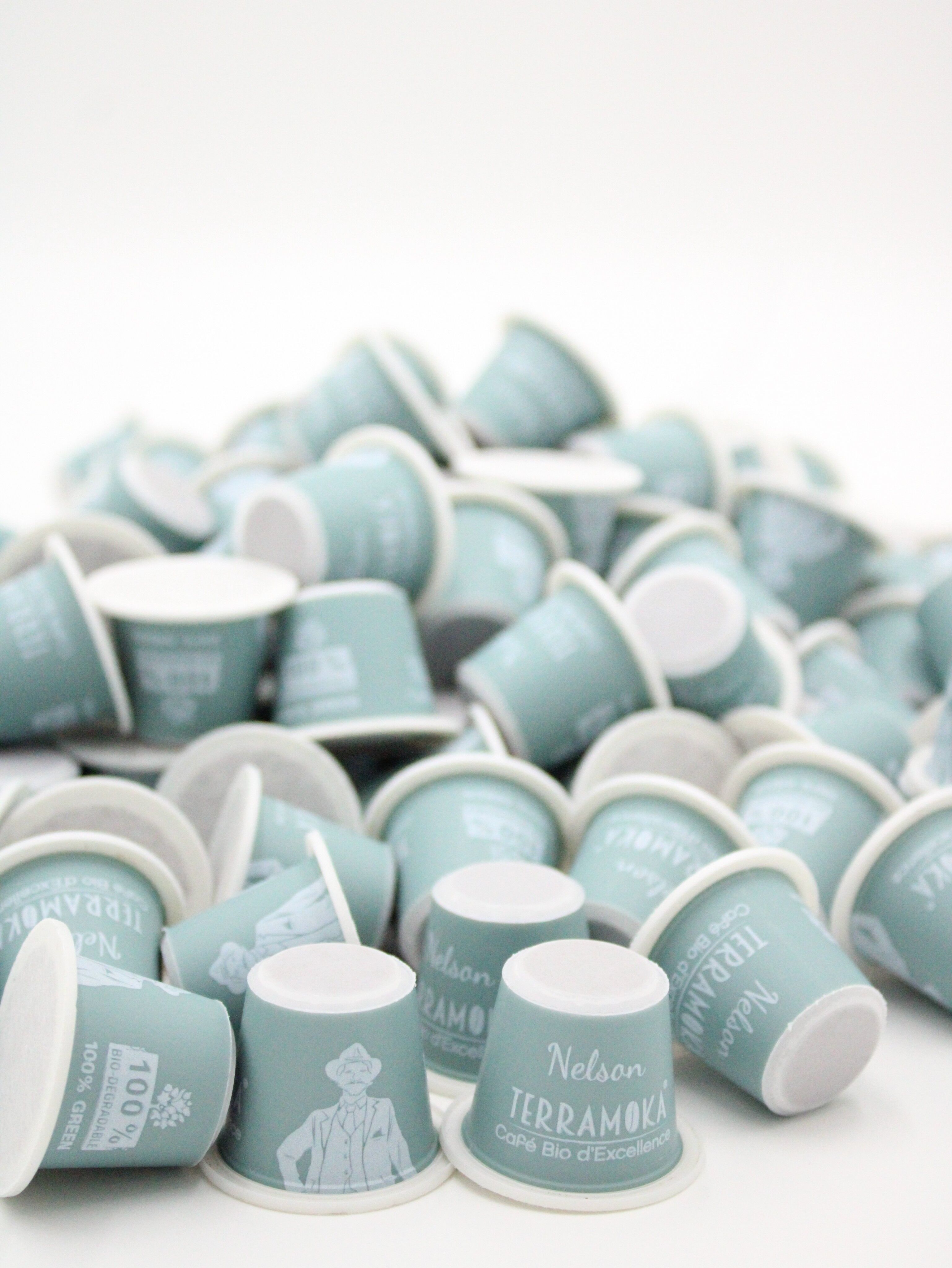 Nelson Organic Coffee x300 Bulk Capsule - Arabica peruviana biologica - Decaffeinato