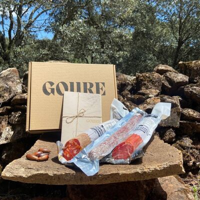 Coffret de 3 saucisses de porc ibérique de bellota