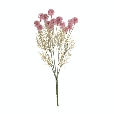 Bouquet de fleurs artificielles Bayberry, longueur de la tige : 38 cm - Rose