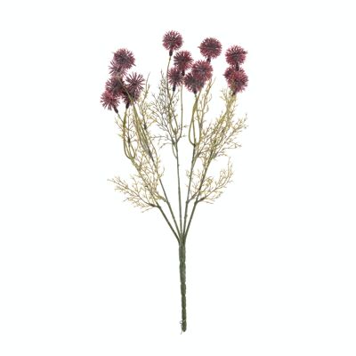 Bouquet de fleurs artificielles Bayberry, longueur de la tige : 38 cm - Violet