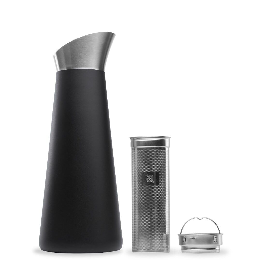 Caraffa con funzione termica nero opaco - 1000 ml