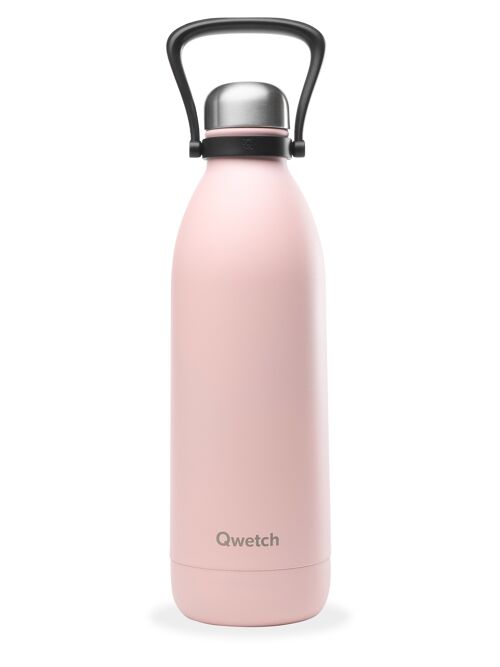 Thermoflasche Pastell Rosa mit Henkel - 1500 ml