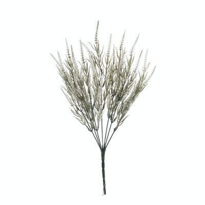 Bouquet of lavender artificial flowers, stem length: 38cm - White