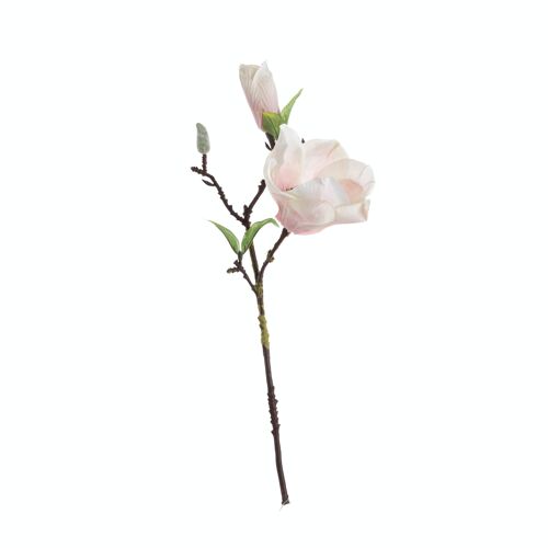 Magnolia branch, length: 37cm - Light pink