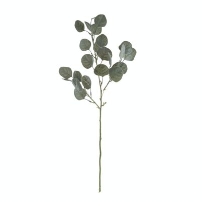 Branche de fleurs artificielles, longueur : 68cm - Vert foncé