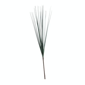 Branche de fleur artificielle d'herbe d'oignon, 32cm de long