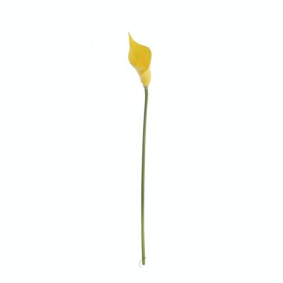 Real touch calla, 50cm long - Yellow