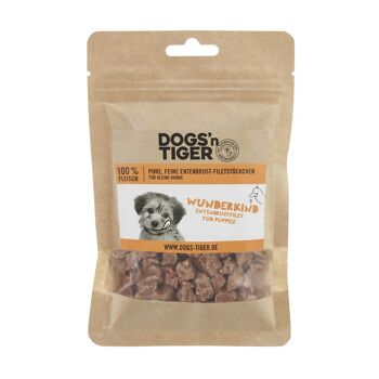 prodige | Snacks pour chien 100% filet (canard) lyophilisé en cubes 1