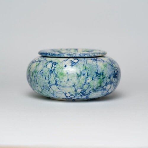 Cenicero de cerámica 15cm, antiolores / Azul - ARRECIFE