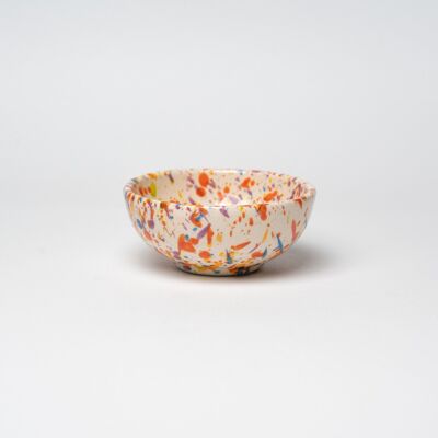 Ceramic Mini Bowl Ø9 / Orange multicolor - CARNIVAL