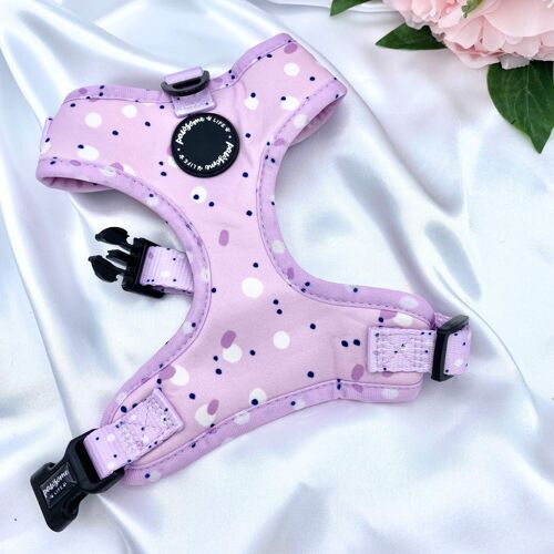 Lilac Love Adjustable Dog Harness Adjustable Small Medium Large