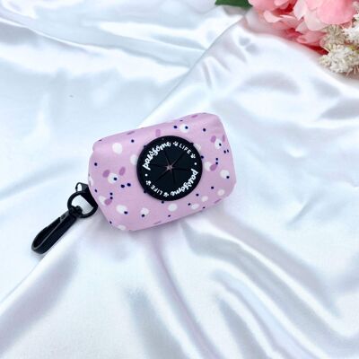 Lilac Love Poop Bag Holder