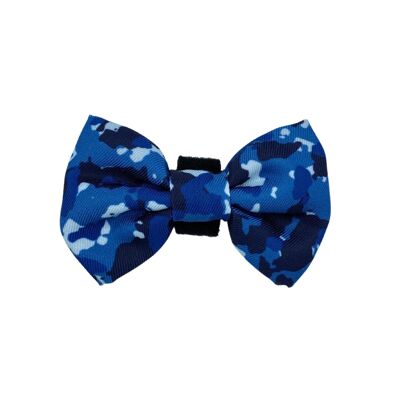 Blue Camo Dog Bow