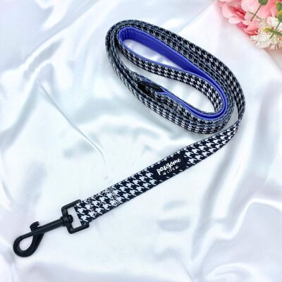 Chic Houndstooth Dog Lead