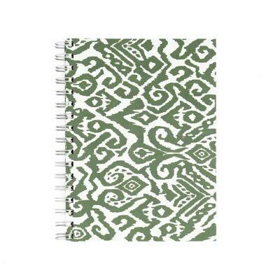 Carnet Wyro A5 Ethnic Green (papier recyclé)