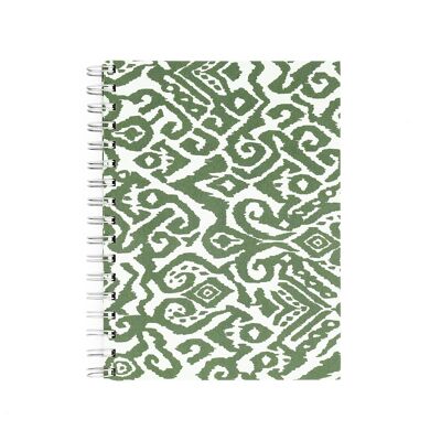 Wyro A5 Ethnic Green Notebook (recycled paper)
