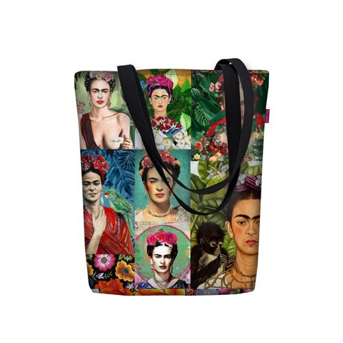 Borsa A Spalla Moderna Frida In Canvas Linea Sunny Bertoni