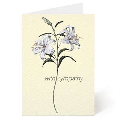 Lily - With Sympathy Card