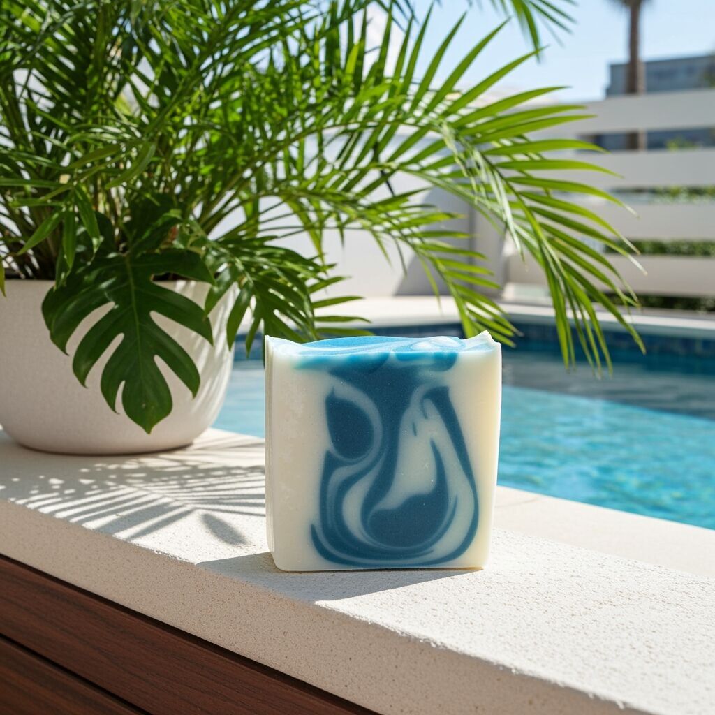 Eukalyptus + Patchouli Seife - Kaltverfahrenseife mit Shea + Mangobutter