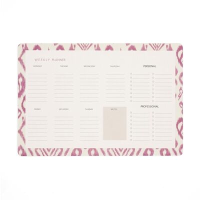 Pink Ethnic Weekly Planner