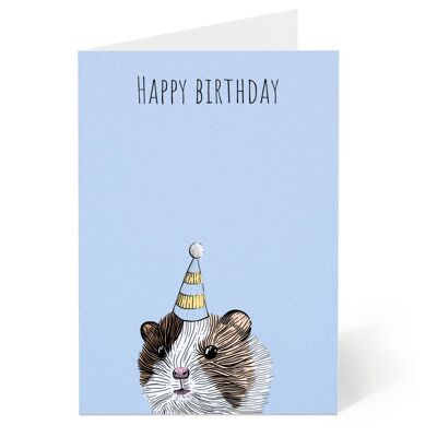 Meerschweinchen-Geburtstagskarte