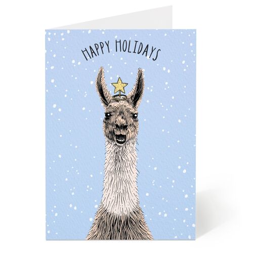 Holiday Llama Card